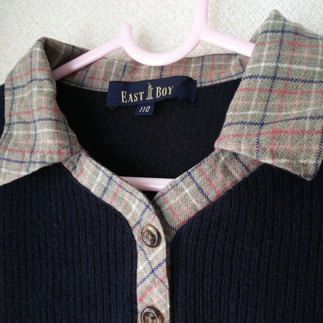 EASTBOY(イーストボーイ)のイーストボーイ EASTBOY 長袖トップス 110cm キッズ/ベビー/マタニティのキッズ服女の子用(90cm~)(Tシャツ/カットソー)の商品写真