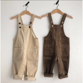 ハッカキッズ(hakka kids)のcorduroy salopette(パンツ/スパッツ)