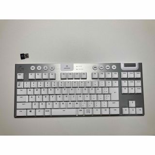 ロジクール(Logicool)のかそき様専用LIGHTSYNC RGB G913-TKL-TCWH(PC周辺機器)