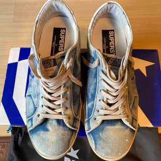 ゴールデングース(GOLDEN GOOSE)のGOLDEN GOOSE/SUPERSTAR DENIM 42インチ(スニーカー)