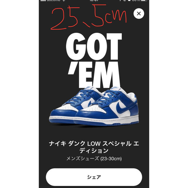 Nike Dunk Low SP Varsity Royal - スニーカー