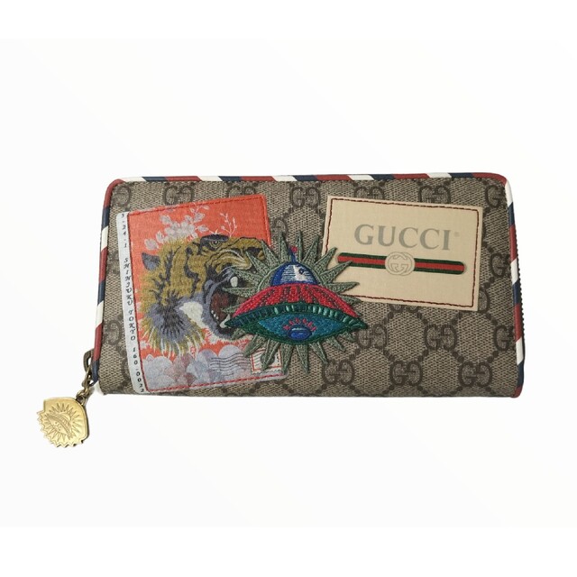 一部予約!】 Gucci - GUCCI グッチ クーリエ タイガー 長財布