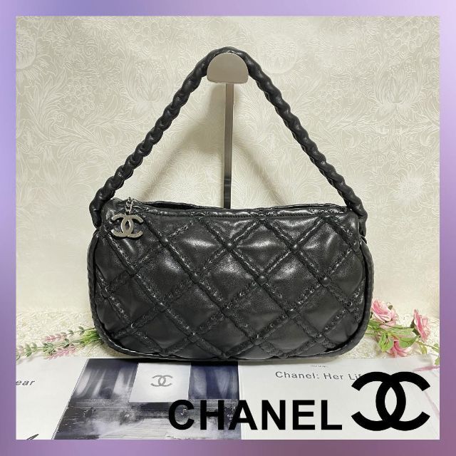 CHANEL シャネル ウルトラステッチ ワンショルダー ハンドバッグ ...