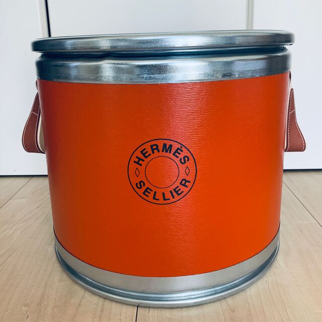 値下げ！HERMES サドルボックス　馬具缶