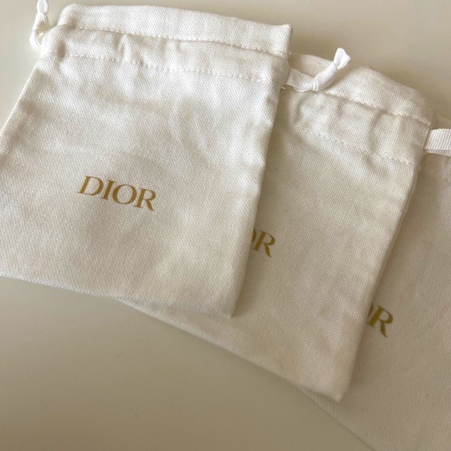Dior(ディオール)のDior 巾着　3個セット コスメ/美容のコスメ/美容 その他(その他)の商品写真