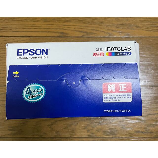 EPSON(エプソン)のEPSON ビジネスインクジェット用 インクカートリッジ IB07CL4B インテリア/住まい/日用品のオフィス用品(その他)の商品写真