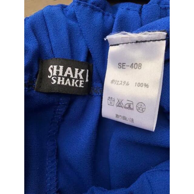 SHAKE SHAKE(シェイクシェイク)の＊ 美品　SHAKESHAKE シェイク　ショート　パンツ　フレア　ミニ　青 レディースのパンツ(キュロット)の商品写真