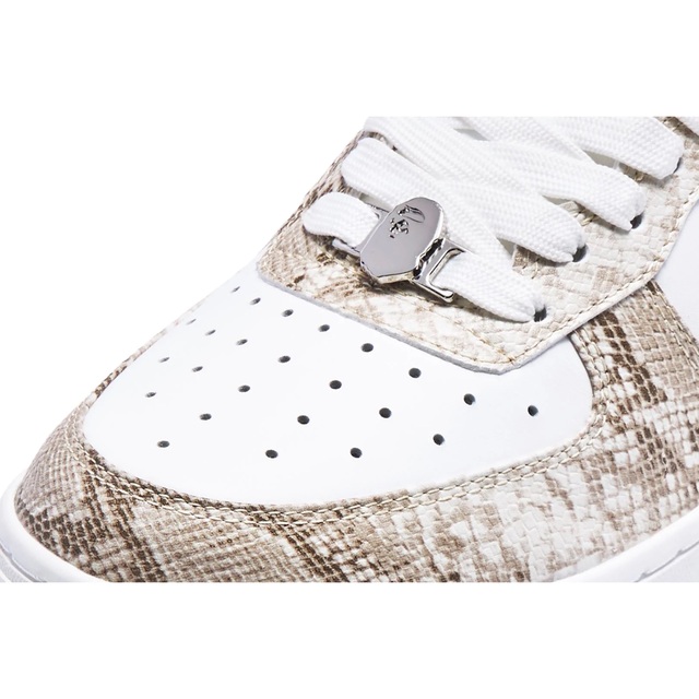 A BATHING APE - 24 BAPE STA 1I80-291-009 SNAKE ベージュ A BATHING APE - 24 BAPE STA 1I80-291-009 SNAKE ベージュ