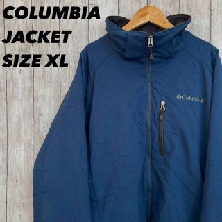 コロンビア(Columbia)のアウトドア古着COLUMBIAコロンビア　サイズXL ネイビー(ナイロンジャケット)