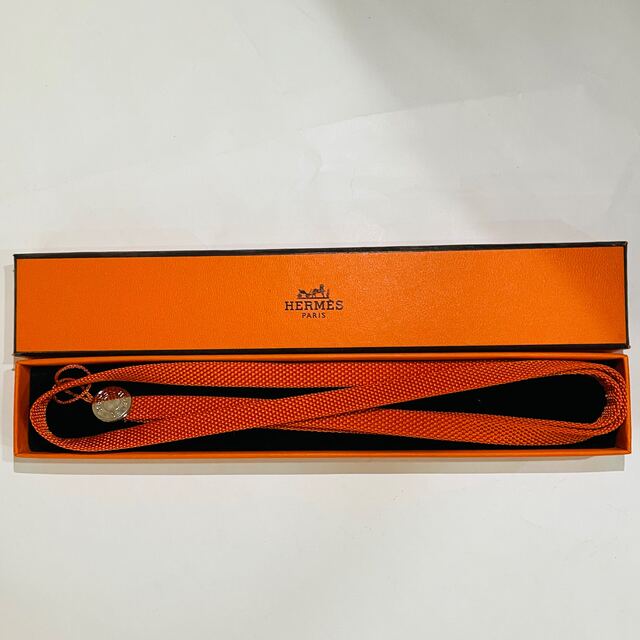 専用！【正規品】HERMES エルメス ネックストラップ オレンジ 新品