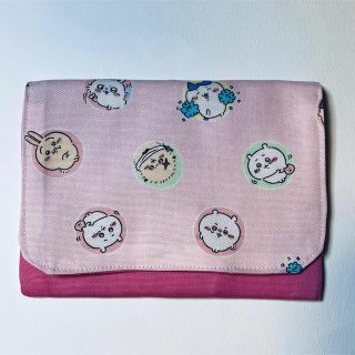 移動ポケット☆ちいかわ☆ピンク①(外出用品)