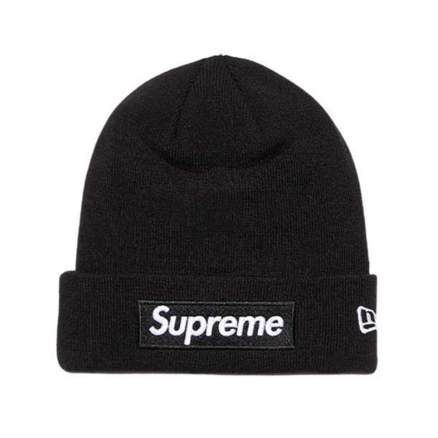 Supreme(シュプリーム)のNew Era Box Logo Beanie Black メンズの帽子(ニット帽/ビーニー)の商品写真