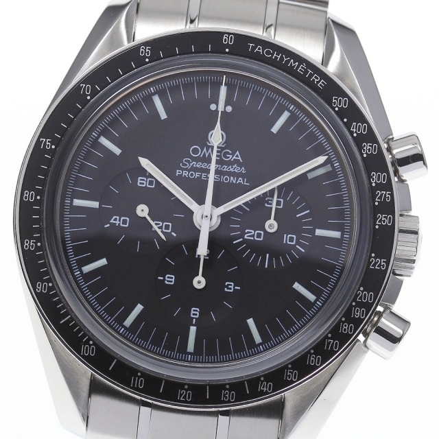 ☆美品【OMEGA】オメガ スピードマスター プロフェッショナル クロノグラフ 3573.50 手巻き メンズ_670385