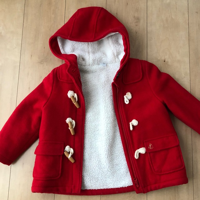 PETIT BATEAU(プチバトー)のプチバトー  ダッフルコート キッズ/ベビー/マタニティのキッズ服女の子用(90cm~)(コート)の商品写真