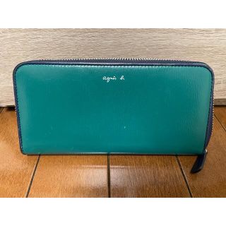 アニエスベー(agnes b.)のアニエスベー　長財布　グリーン(財布)