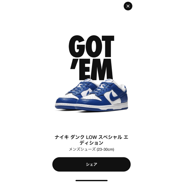 Nike Dunk Low VarsityRoyal​  Kentucky