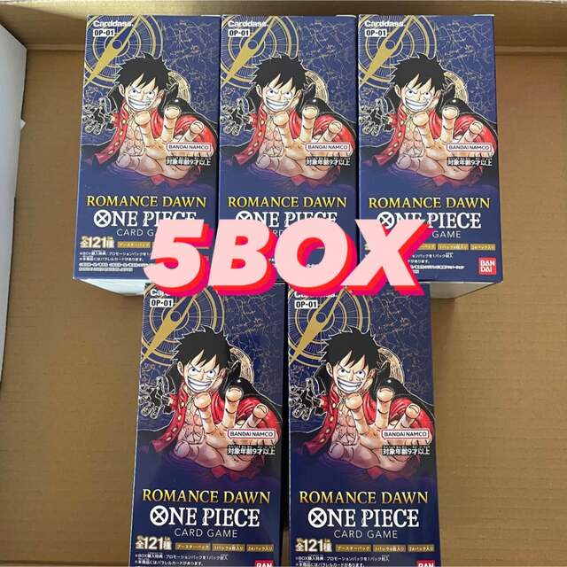 ONE PIECEカードゲームROMANCE DAWN  5BOX