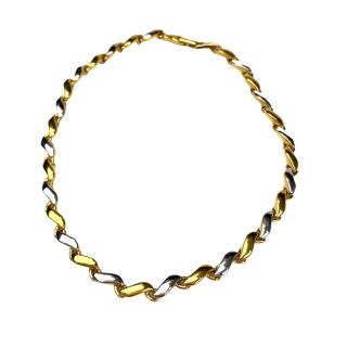 ニナリッチ(NINA RICCI)のNINA RICCI ニナリッチ ネックレス ゴールド シルバー アクセサリー ジュエリー 小物 36.7g 美品 中古 ai-tdc-001215-4e 正規品(ネックレス)