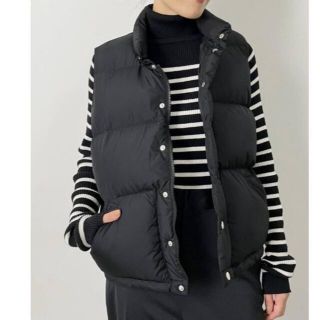 アパルトモンドゥーズィエムクラス(L'Appartement DEUXIEME CLASSE)の【GERRY/ジェリー】DOWN VEST アパルトモン　ダウンベスト　ブラック(ダウンベスト)