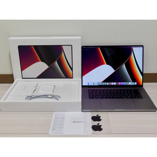 Mac (Apple)(マック)のM1Max MacBookPro 16 インチ　MK1A3J/A アップルケア＋ スマホ/家電/カメラのPC/タブレット(ノートPC)の商品写真