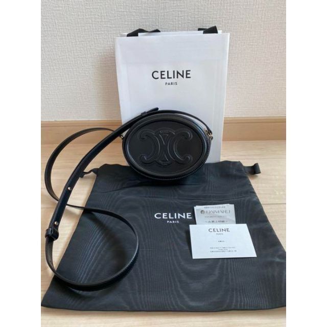 海外 正規品 送料込 CELINE セリーヌ オーバルバッグ キュイル トリオンフ - gorgas.gob.pa