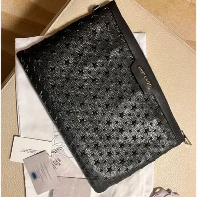 新同ジミーチュウ Jimmy Choo クラッチバッグ スター スタッズ 星