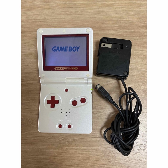 任天堂 - ゲームボーイアドバンスSP ファミコンカラー アダプター付き