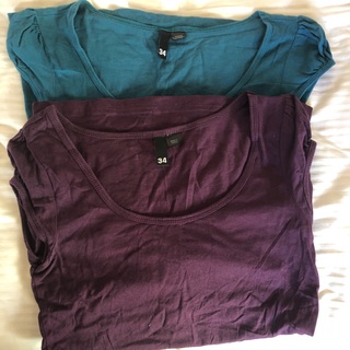 エイチアンドエム(H&M)のH&M  パフスリーブT  2枚セット(Tシャツ(半袖/袖なし))