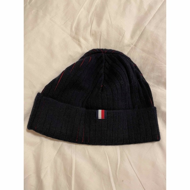 TOMMY HILFIGER(トミーヒルフィガー)のトミー　ニット帽 レディースの帽子(ニット帽/ビーニー)の商品写真