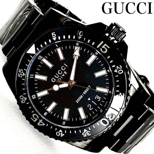 Gucci - 【訳あり】定価17.1万/GUCCIグッチ/DIVEダイブ/男性メンズ/腕時計