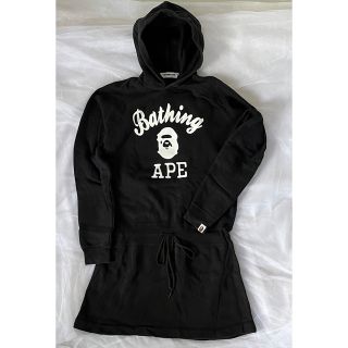 【希少】A BATHING APE エイプ パーカー ワンピース ファー