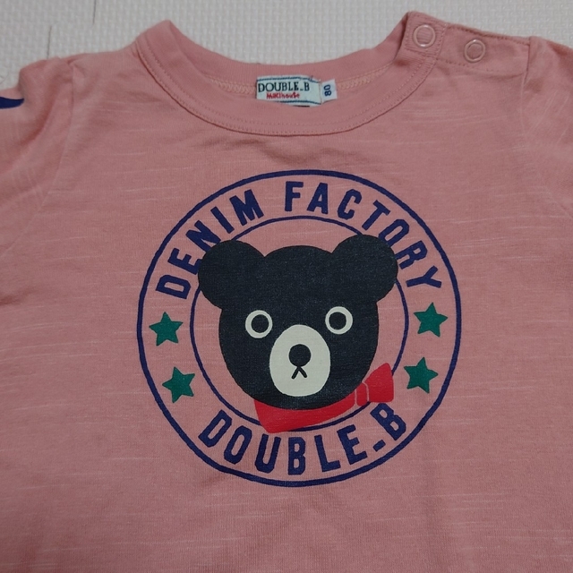 DOUBLE.B(ダブルビー)のダブルB 長袖Tシャツ80 キッズ/ベビー/マタニティのベビー服(~85cm)(Ｔシャツ)の商品写真