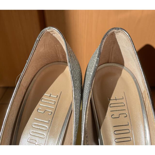 POOL SIDE(プールサイド)のPOOLSIDE パンプス 22.0cm グリッター ラメ ブライダル 結婚式 レディースの靴/シューズ(ハイヒール/パンプス)の商品写真