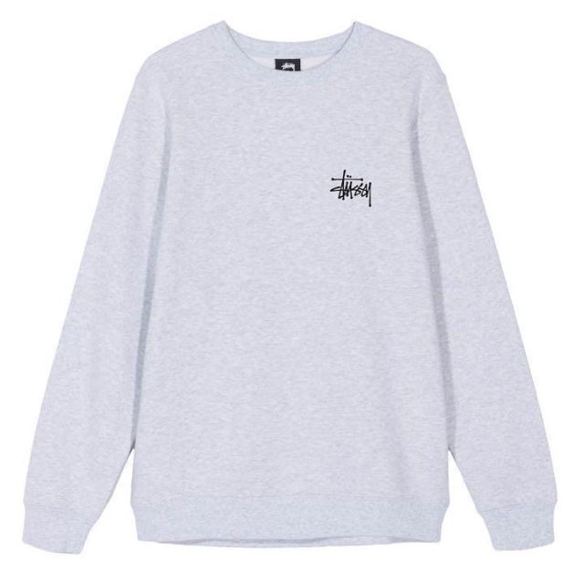 新品】stussy スウェットトレーナー サイズM グレー ベーシック www ...