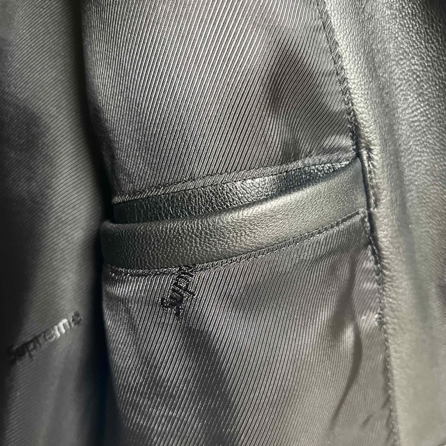 Supreme - Supreme Braided Leather Overcoat 21ss L の通販 by Supreme - Supreme Braided Leather Overcoat 21ss L の通販 by