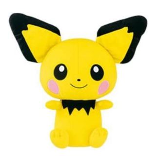 ポケモン(ポケモン)のポケットモンスターサン&ムーン　つれてって　でっかいぬいぐるみ　ピチュー(ぬいぐるみ)