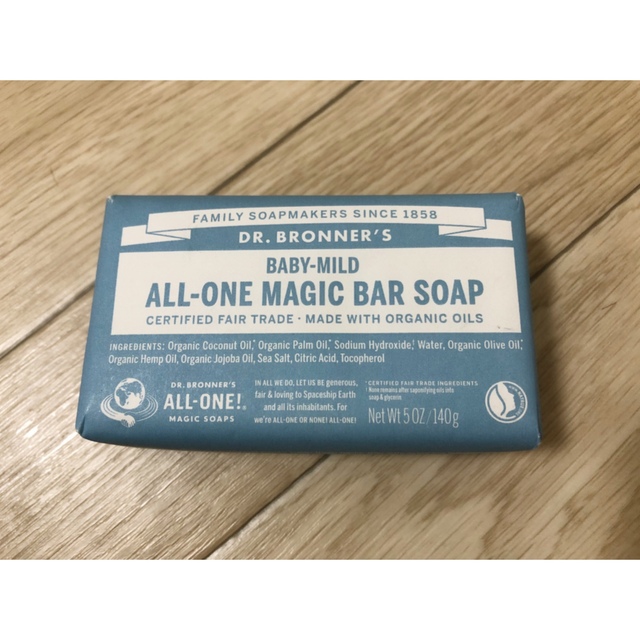 Dr.Bronner(ドクターブロナー)のドクターブロナーマジックソープバー コスメ/美容のボディケア(ボディソープ/石鹸)の商品写真