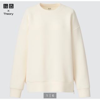 ユニクロ(UNIQLO)のユニクロ✖️theory ウルトラストレッチドライスウェットプルオーバー(トレーナー/スウェット)