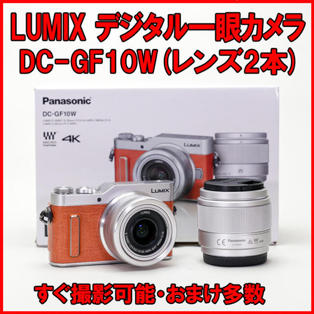 Panasonic - 【現品限り】Wi-fi付きですぐにシェア★LUMIX DC-GF10★