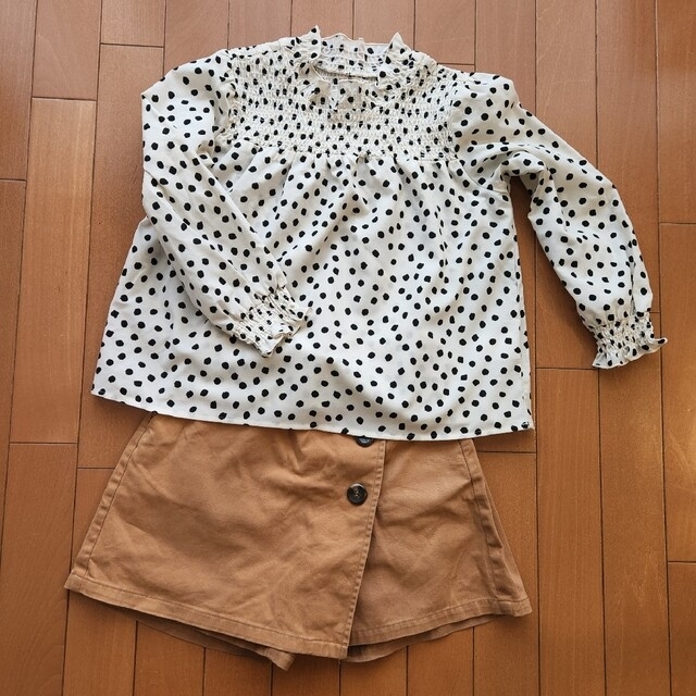 a.v.v(アーヴェヴェ)の【a.v.v】女児用ブラウス 130cm キッズ/ベビー/マタニティのキッズ服女の子用(90cm~)(ブラウス)の商品写真