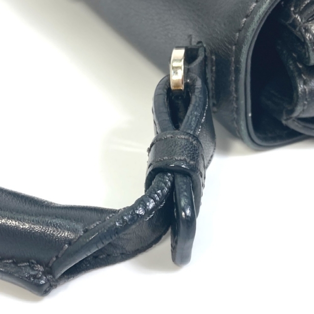 LOEWE - ロエベ LOEWE ワンショルダー ハンドバッグ レザー ブラックの