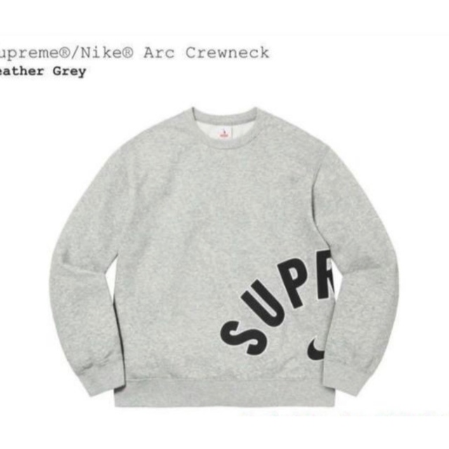 supreme nike Arc Crewneck グレー　XL