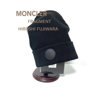 モンクレール(MONCLER)のアルピナセブン様専用モンクレール　ニット帽　7FRAGMENT ブラック(ニット帽/ビーニー)