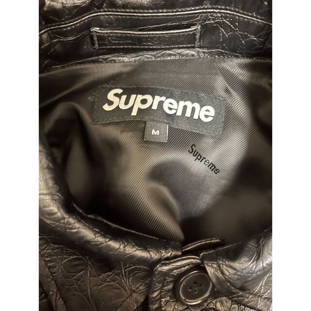 supreme faux croc car coat 22ss シュプリーム | hartwellspremium.com