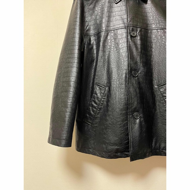 supreme faux croc car coat 22ss シュプリーム | hartwellspremium.com