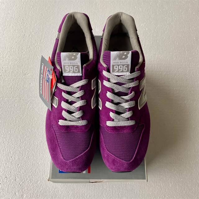 27cm 新品 国内正規品 new balance M996 パープル USA