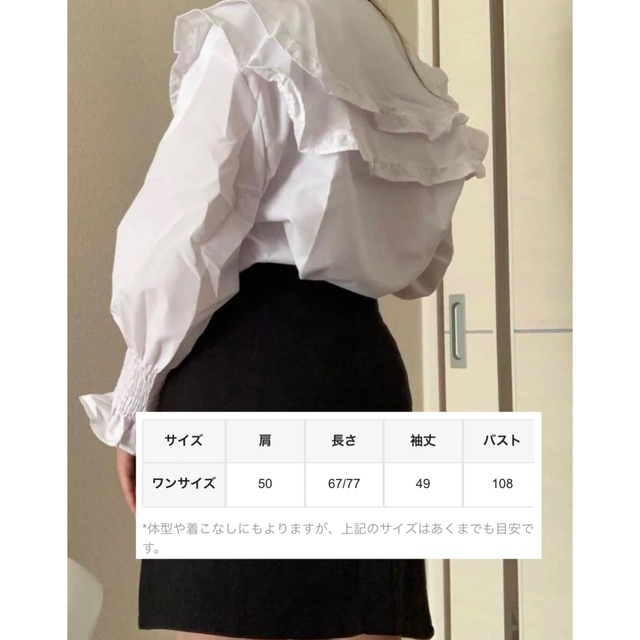 【美品】ビックカラーブラウス レディースのトップス(シャツ/ブラウス(長袖/七分))の商品写真