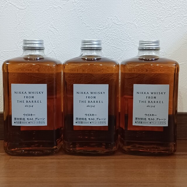 ニッカ フロムザバレル FROM THE BARREL 3本セット 返品可 62.0%OFF