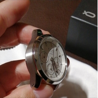 【美品】knot ATC-40SVWH ホワイト&シルバー腕時計
