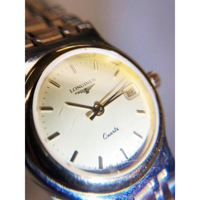 〇〇LONGINES ロンジン フラッグシップ 7145 ゴールド x シルバー 2